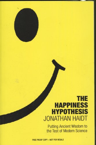 Beispielbild fr The Happiness Hypothesis zum Verkauf von WorldofBooks