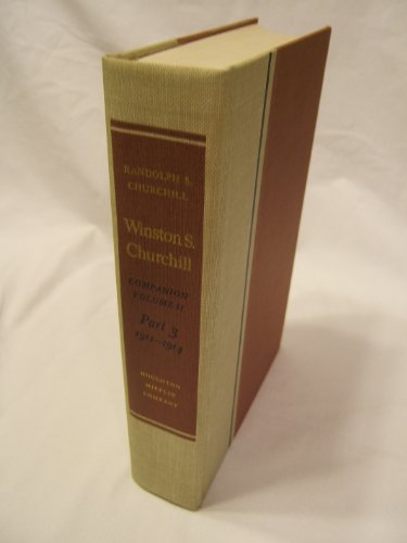 9780434130085: Winston S. Churchill.: Companion vol. 2, Part 1 1901-1907: v. 2
