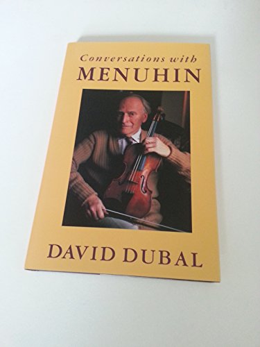 Imagen de archivo de Conversations with Menuhin a la venta por RIVERLEE BOOKS