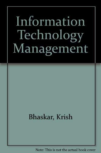 Stock image for Information Technology Management. Stage 2. Second Edition for sale by Zubal-Books, Since 1961