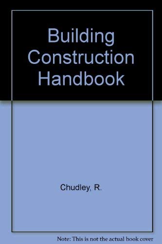 Stock image for Building Construction Handbook for sale by Wonder Book