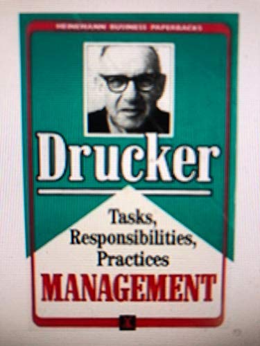 Imagen de archivo de Management: Tasks, Responsibilities, Practices a la venta por WorldofBooks