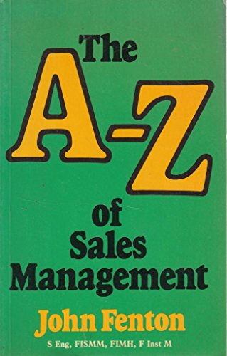 Stock image for A. to Z. of Sales Management for sale by Bahamut Media