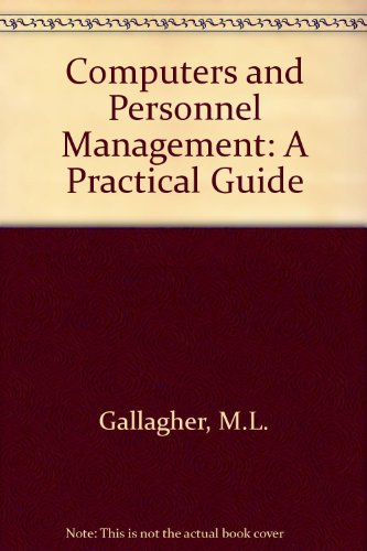 Stock image for Computers and Personnel Management: A Practical Guide for sale by AwesomeBooks