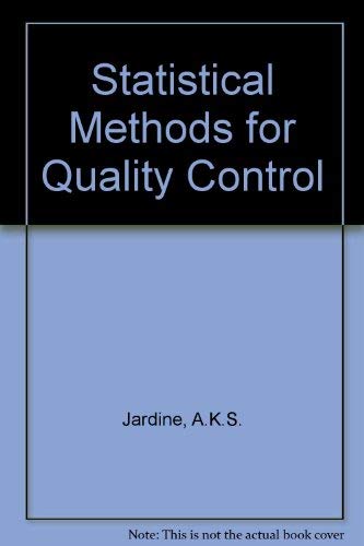 9780434911950: Statistical Methods for Quality Control