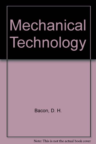 Beispielbild fr Mechanical Technology zum Verkauf von AwesomeBooks