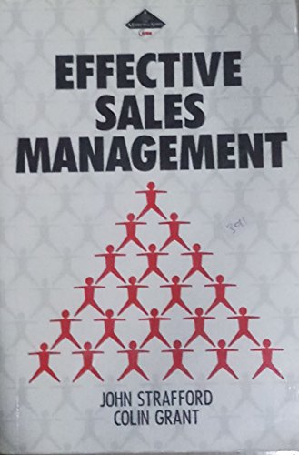 Imagen de archivo de Effective Sales Management a la venta por Better World Books