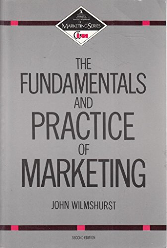 Imagen de archivo de Fundamentals and Practice of Marketing a la venta por AwesomeBooks