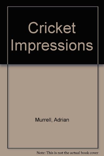 Imagen de archivo de Cricket Impressions a la venta por Reuseabook