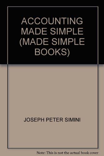 Stock image for Accounting made simple (Made simple books) [Paperback] Simini, Joseph Peter; Hingley, Wilfred; Grant, Arthur J. C. for sale by Re-Read Ltd