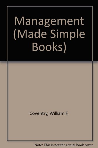 Stock image for MANAGEMENT MADE SIMPLE. for sale by Cambridge Rare Books
