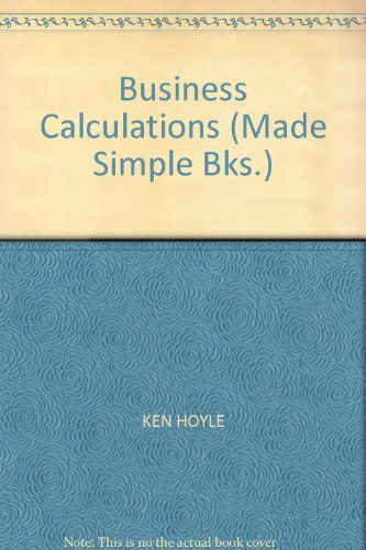 Imagen de archivo de Business Calculations (Made Simple Books) a la venta por WorldofBooks