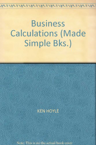 Stock image for Business Calculations for sale by Better World Books Ltd