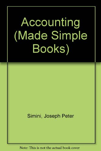 Beispielbild fr Accounting (Made Simple Books) zum Verkauf von Reuseabook