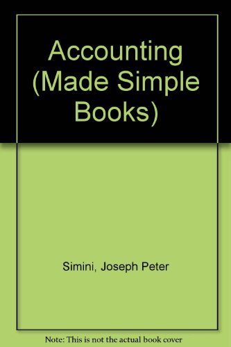 Stock image for Accounting (Made Simple Books) for sale by Reuseabook