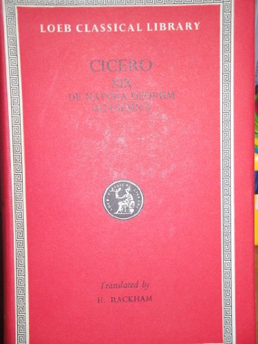 Beispielbild fr On the Nature of the Gods (Loeb Classical Library) zum Verkauf von The Defunct Design Book Store