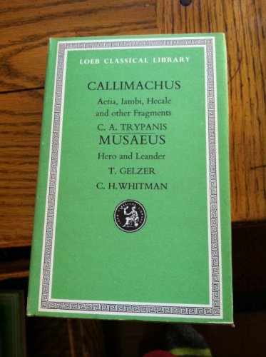9780434994212: Aetia, Iambi, Hecale (Loeb Classical Library)