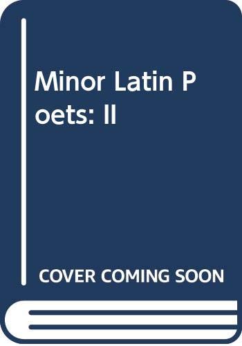 Imagen de archivo de Minor Latin Poets II a la venta por Black Cat Bookshop P.B.F.A