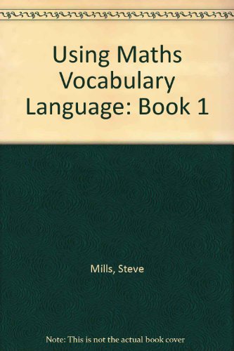 Imagen de archivo de Using Maths Vocabulary Language a la venta por Better World Books Ltd