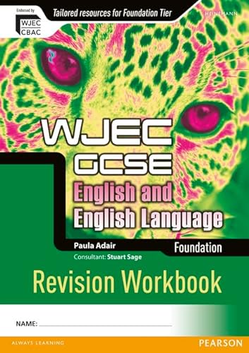 Stock image for WJEC GCSE English and English Language Foundation Revision Workbook (WJEC GCSE English 2010) for sale by WorldofBooks
