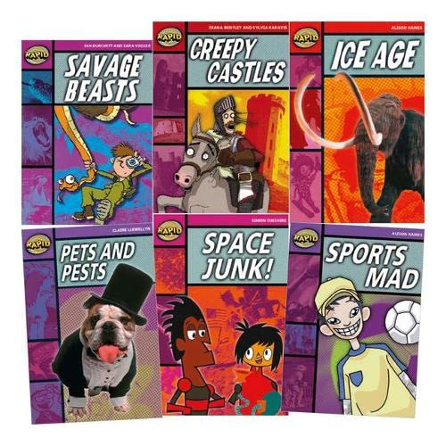 Stock image for Learn at Home: Rapid Reading Pack 2 for Struggling Readers in Years 3-6 (6 Dyslexia-Friendly Reading Books) for sale by Blackwell's