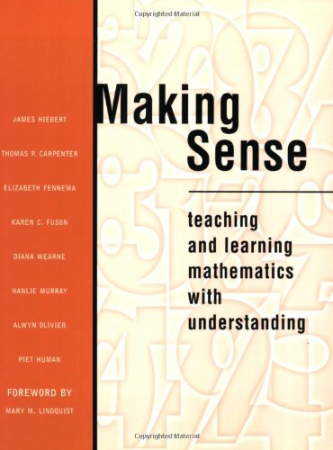 Imagen de archivo de Making Sense: Teaching and Learning Mathematics with Understanding a la venta por BooksRun