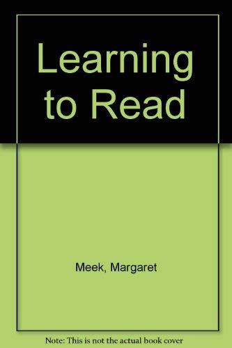 Beispielbild fr Learning to Read zum Verkauf von Better World Books