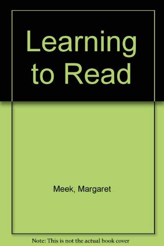 Stock image for Learning to Read for sale by Better World Books