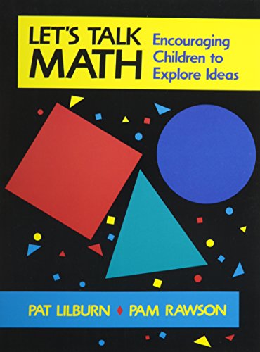 Imagen de archivo de Let's Talk Math : Encouraging Children to Explore Ideas a la venta por Better World Books