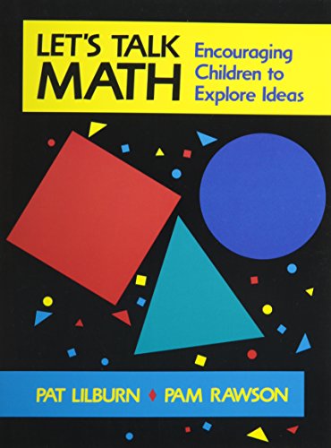 Stock image for Let's Talk Math : Encouraging Children to Explore Ideas for sale by Better World Books