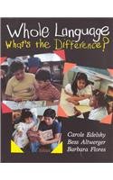 Imagen de archivo de Whole Language, What's the Difference? a la venta por The Unskoolbookshop