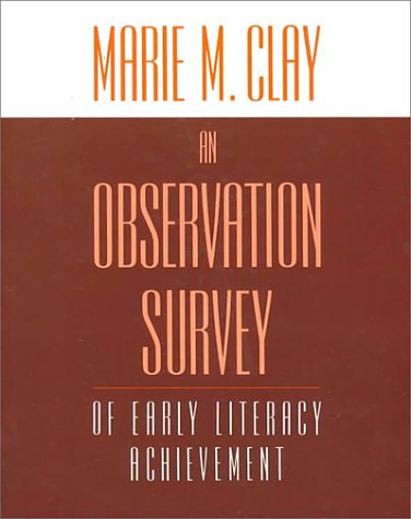 Beispielbild fr An Observation Survey: of early literacy achievement zum Verkauf von Wonder Book