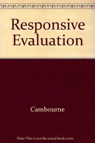 Stock image for Responsive Evaluation for sale by Better World Books
