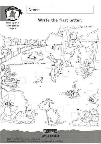 9780435091323: Literacy Edition Storyworlds Stage 4, Once Upon A Time World, Workbook