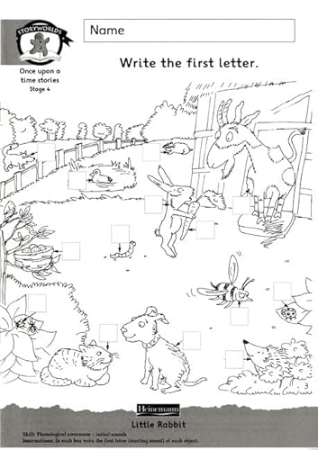 Stock image for Literacy Edition Storyworlds Stage 4, Once Upon A Time World, Workbook for sale by Blackwell's