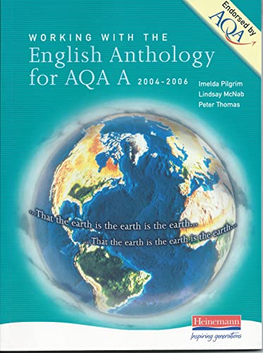 Stock image for Working with the English Anthology for AQA/A for sale by Reuseabook