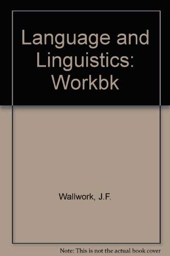 9780435109172: Language and Linguistics: Workbk
