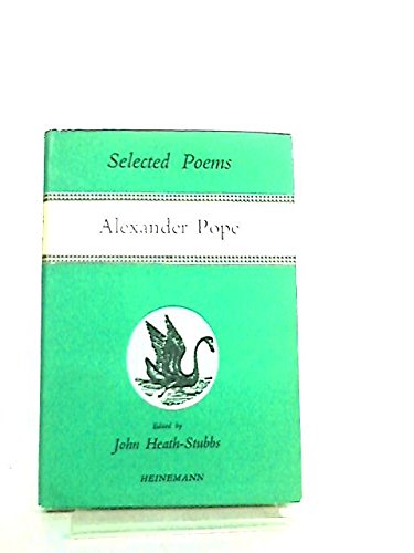 Beispielbild fr Selected Poems of Alexander Pope - The Poetry Bookshelf Series zum Verkauf von Anybook.com
