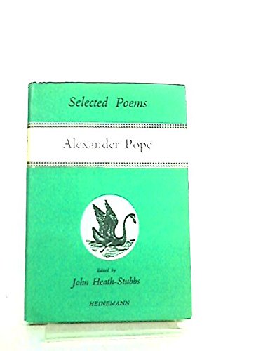 Stock image for Selected Poems of Alexander Pope - The Poetry Bookshelf Series for sale by Anybook.com