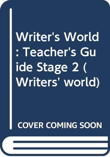 Beispielbild fr Teacher's Guide (Stage 2) (Writers' world) zum Verkauf von WorldofBooks