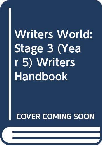 Imagen de archivo de Writers World: Stage 3 (Year 5) Writers Handbook: Writer's Handbook Stage 3 a la venta por AwesomeBooks