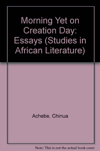 9780435180263: Morning Yet on Creation Day (Studies in African literature)