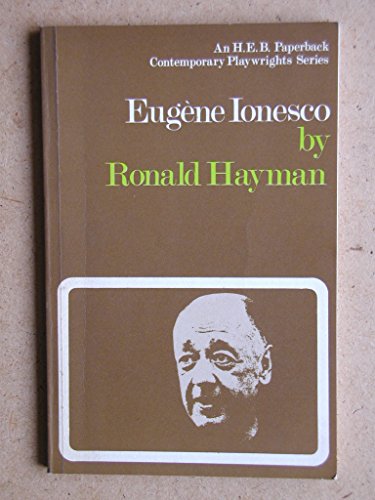 9780435184100: Eugene Ionesco (Contemporary playwrights)