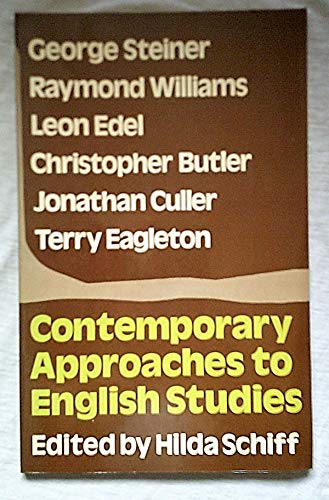 Beispielbild fr Contemporary Approaches to English Studies zum Verkauf von Priceless Books