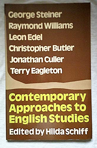 Stock image for Contemporary Approaches to English Studies for sale by Priceless Books