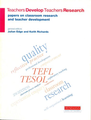 Imagen de archivo de Teachers Develop Teachers Research: Papers on Classroom Research and Teacher Development a la venta por Better World Books