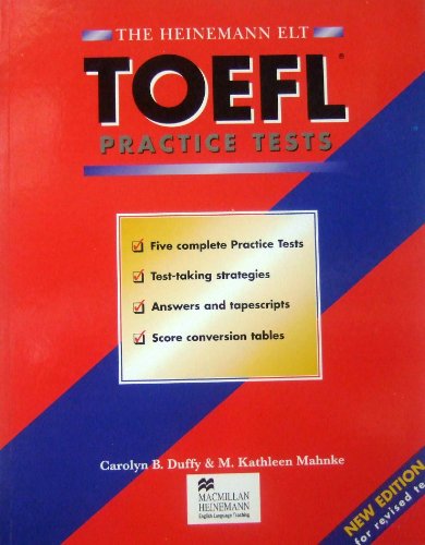 Imagen de archivo de TOEFL PRACTICE TESTS a la venta por Iridium_Books