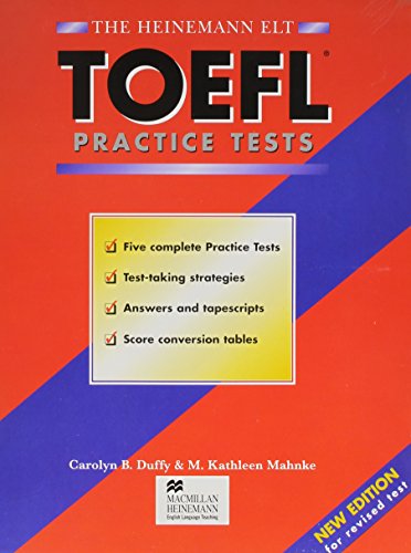 Imagen de archivo de TOEFL Practice Tests Duffy; Mahnke; Flamm a la venta por Iridium_Books