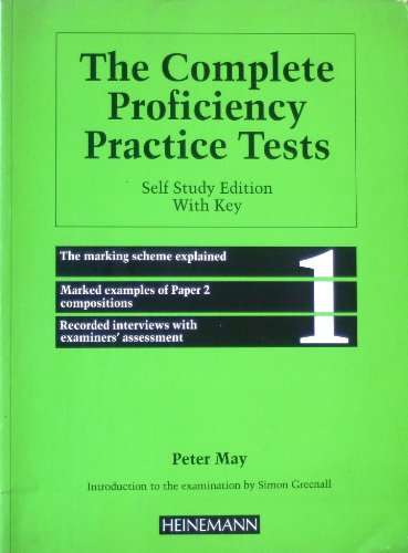 Beispielbild für The Complete Proficiency Practice Tests: With Key No.1 zum Verkauf von medimops