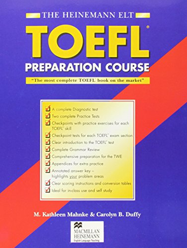 Imagen de archivo de TOEFL PREP. COURSE Book +Key a la venta por A Team Books